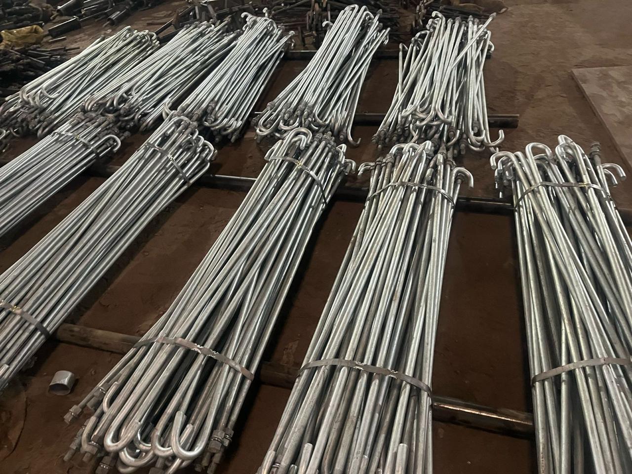 Hot Dip Galvanized Anchor Bolts Manufacturer in India